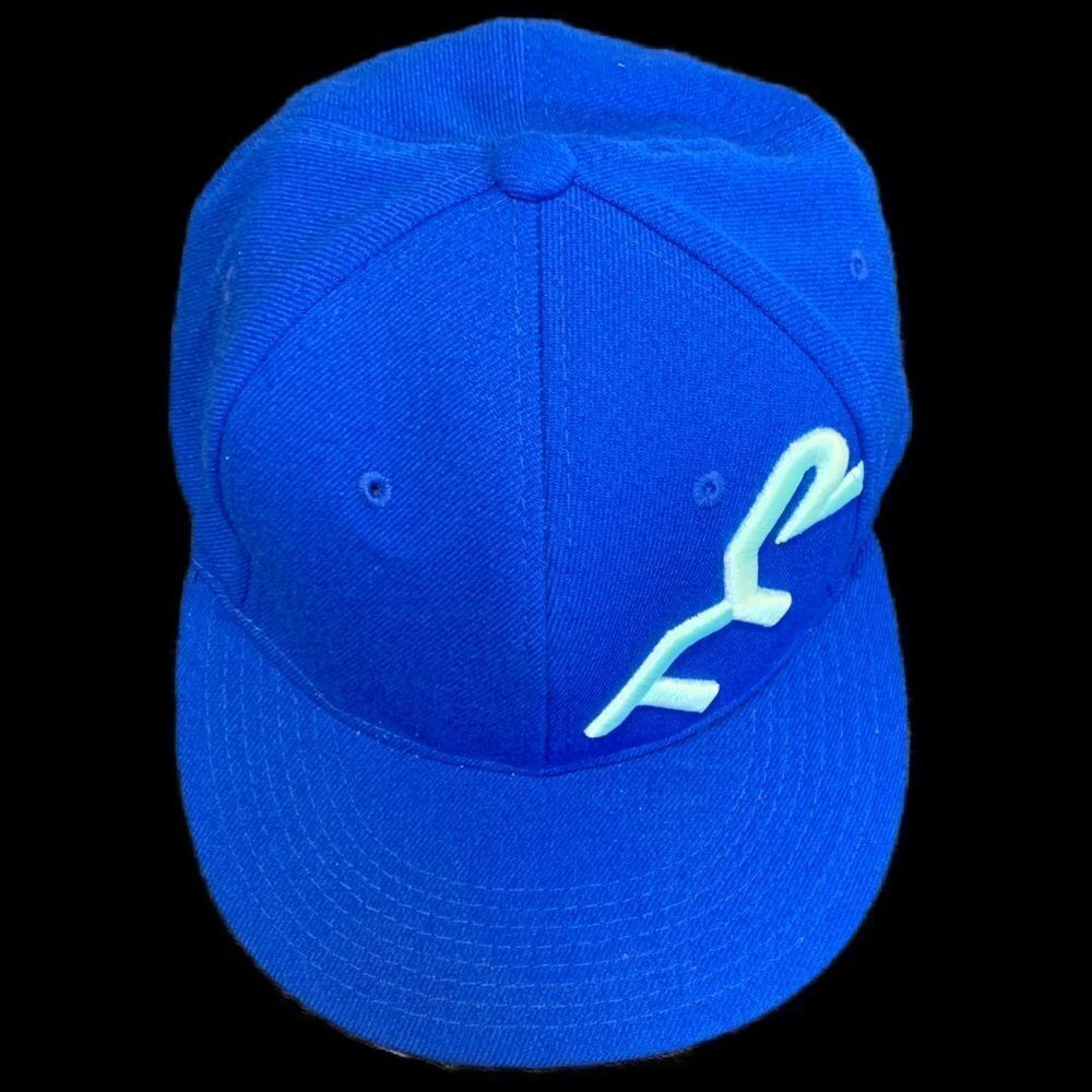 TYR LOGO Royal blue flex fit hat M/L - Picture 2 of 9